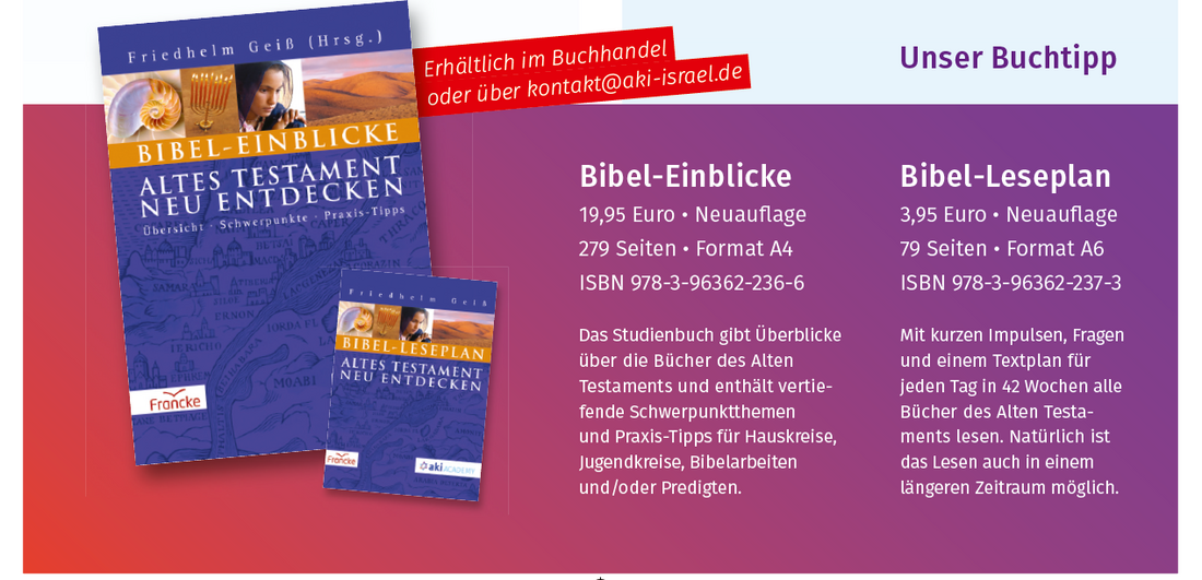 Buchtipp: "Bibel-Einblicke" von Friedhelm Geiß